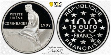1997 100 Fr Copenhagen PR67DCAM