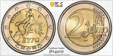 2002 € 2 MS67