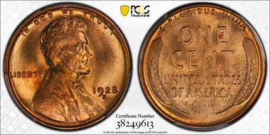 1928-S 1C MS66RD