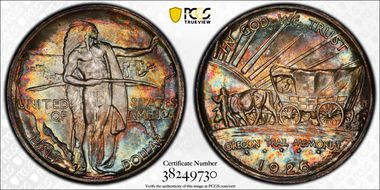 1926-S 50C Oregon MS67+