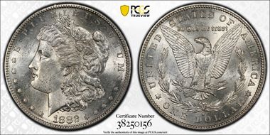 1882-S $1 AU58