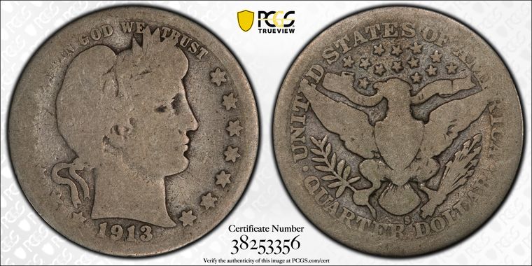 Cert 38253356 - Coin Image