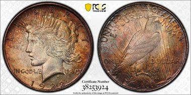 1922-D $1 MS63