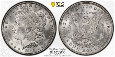 1889 $1 MS65