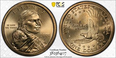 2000-P SAC$1 MS67