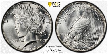 1928 $1 MS65