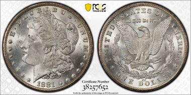 1881-CC $1 MS64+