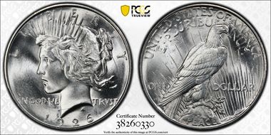 1926-D $1 MS66