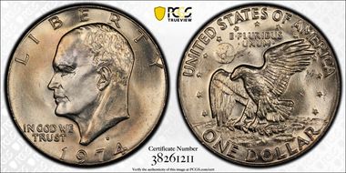 1974-D $1 MS66