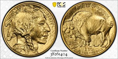 2017 $50 American Buffalo .9999 Fine Gold MS69