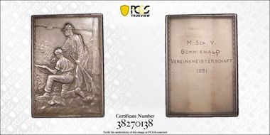 1931 Medal Gommiswald R-1207 Silvered AE SP62