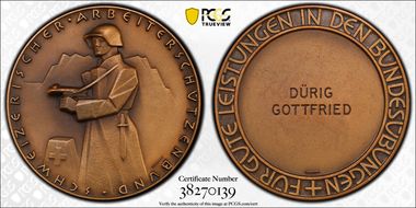 No Date Medal R-1991B Matte Var AE SP64