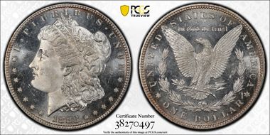 1883 $1 MS66DMPL