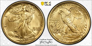 2016-W 50C 100th Anniversary Gold SP70