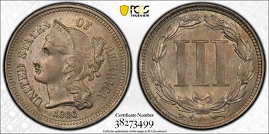 1866 3CN MS63