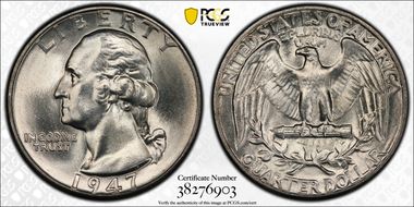 1947 25C MS67