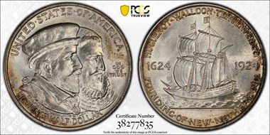 1924 50C Huguenot MS67