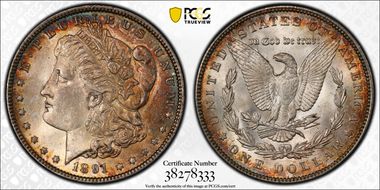 1891 $1 MS64