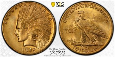1932 $10 MS63