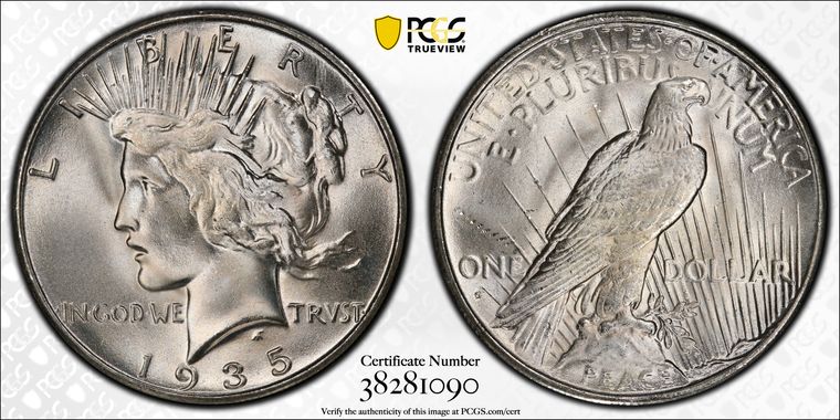 Cert 38281090 - Coin Image