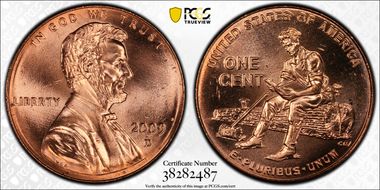2009-D 1C Lincoln-Formative Years MS65RD