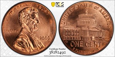 2009 1C Lincoln-Presidency MS65RD