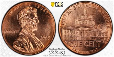 2009 1C Lincoln-Presidency MS65RD