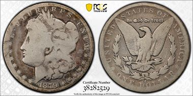 1879-CC $1 VAM 3, Capped Die N1