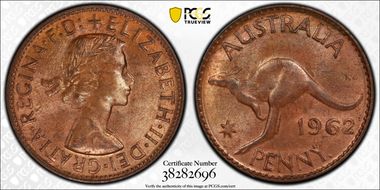 1962 Y. (p) 1D DDO MS64RB