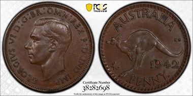 1942 (b) 1D Without I AU58BN