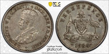 1934/3(m) 3D KM-24  Ag AU55