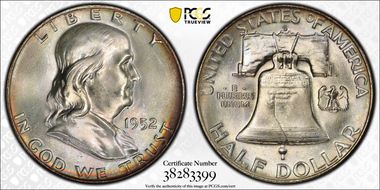 1952-D 50C MS66+ FBL