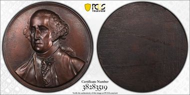 (c.1858) Medal GW-222 Cast Berlin Iron Harzfeld Bust SP64