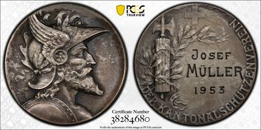 No Date Medal St.Gallen R-1237b Matte SP65