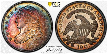 1830/29 10C MS66