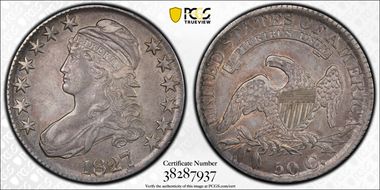 1827 50C O-118a AU53