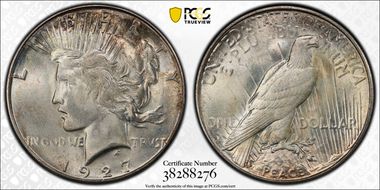 1927-S $1 MS64+