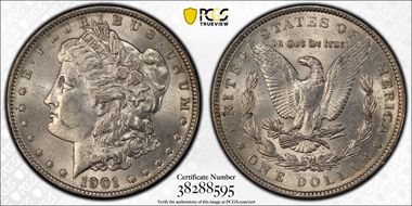 1901 $1 MS62