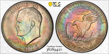 1971 $1 MS64