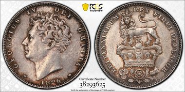 1826 6D S-3815 Bare Head MS63