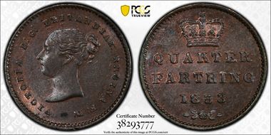 1853 1/4 Far S-3953 MS63BN