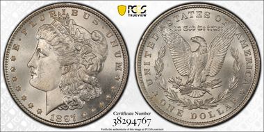 1897 $1 MS67