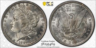 1884-O $1 MS64