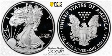 2019-S $1 Silver Eagle First Strike PR69DCAM