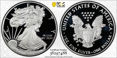 2019-S $1 Silver Eagle First Strike PR69DCAM