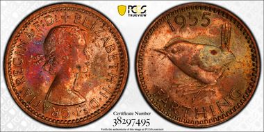 1955 1/4D S-4159 MS63RB