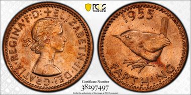 1955 1/4D S-4159 MS63RD