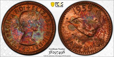 1955 1/4D S-4159 MS63RB