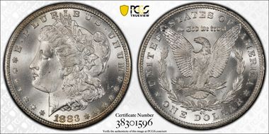 1883-CC $1 MS66