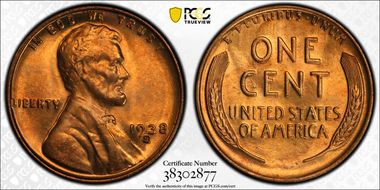 1938-S/S/S 1C RPM, FS-502 MS65RD